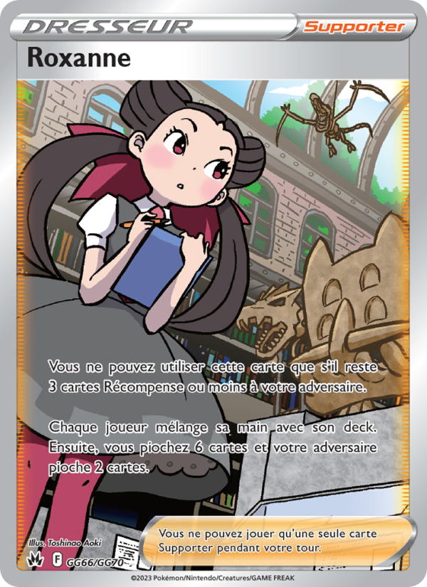 Roxanne GG66 — Zénith Suprême (French Pokémon TCG card)