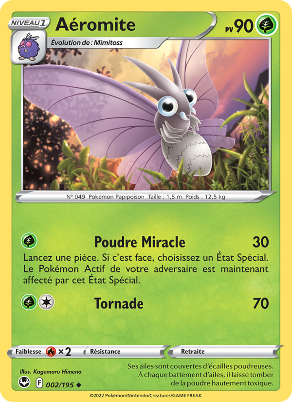 Aéromite 002 — Tempête Argentée (French Pokémon TCG card)