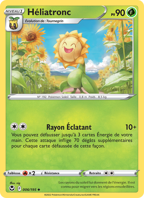 Héliatronc 006 — Tempête Argentée (French Pokémon TCG card)