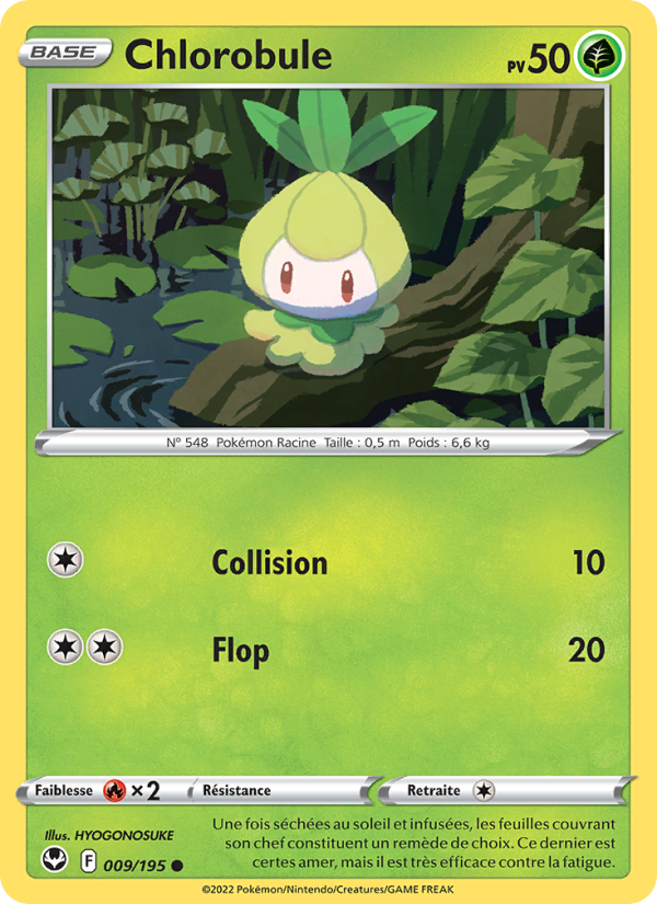 Chlorobule 009 — Tempête Argentée (French Pokémon TCG card)