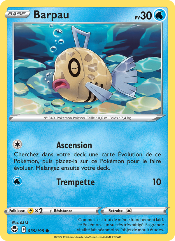 Barpau 039 — Tempête Argentée (French Pokémon TCG card)
