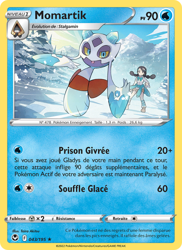 Momartik 043 — Tempête Argentée (French Pokémon TCG card)