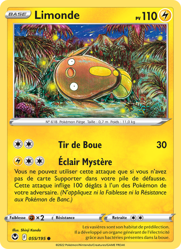 Limonde 055 — Tempête Argentée (French Pokémon TCG card)