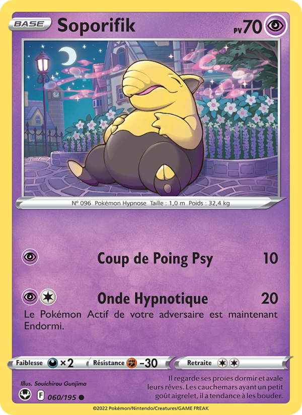Soporifik 060 — Tempête Argentée (French Pokémon TCG card)