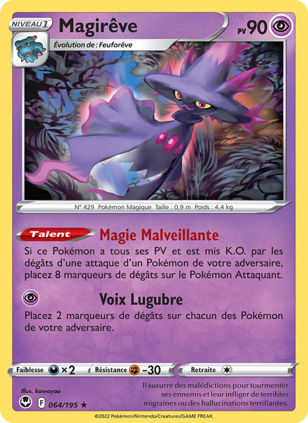 Magirêve 064 — Tempête Argentée (French Pokémon TCG card)