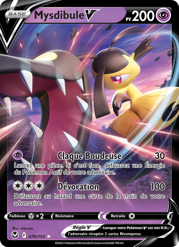 Mysdibule V 070 — Tempête Argentée (French Pokémon TCG card)
