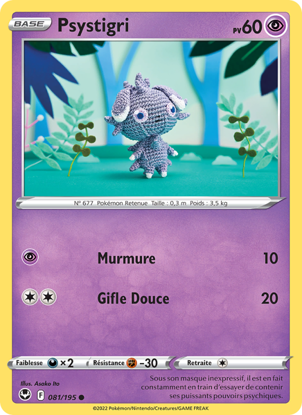 Psystigri 081 — Tempête Argentée (French Pokémon TCG card)