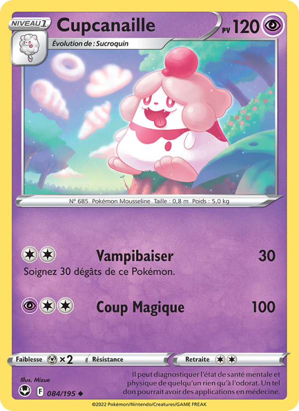 Cupcanaille 084 — Tempête Argentée (French Pokémon TCG card)