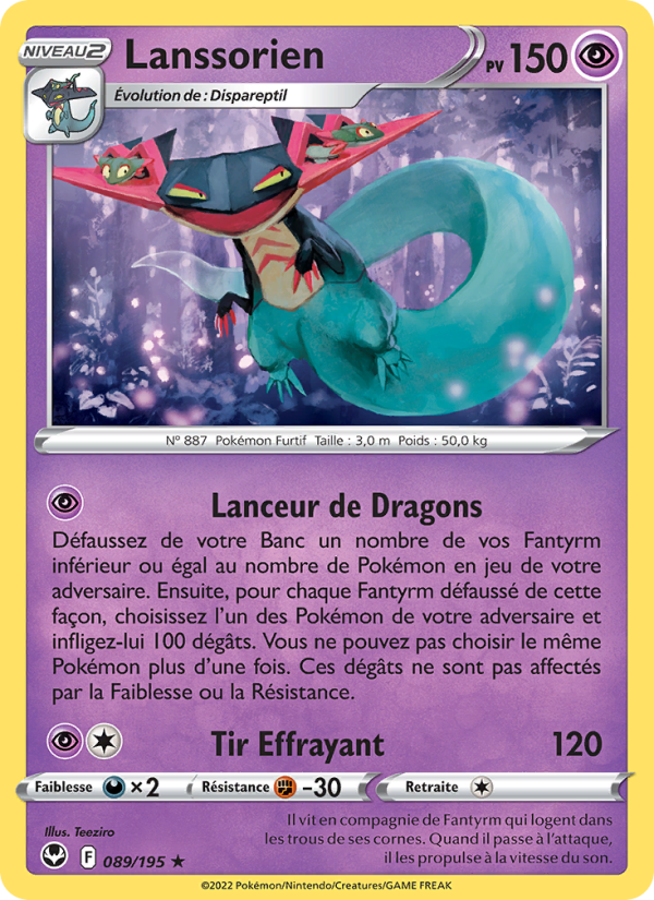Lanssorien 089 — Tempête Argentée (French Pokémon TCG card)