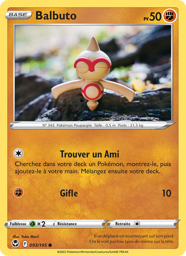 Balbuto 093 — Tempête Argentée (French Pokémon TCG card)