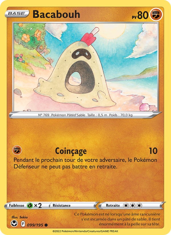 Bacabouh 099 — Tempête Argentée (French Pokémon TCG card)