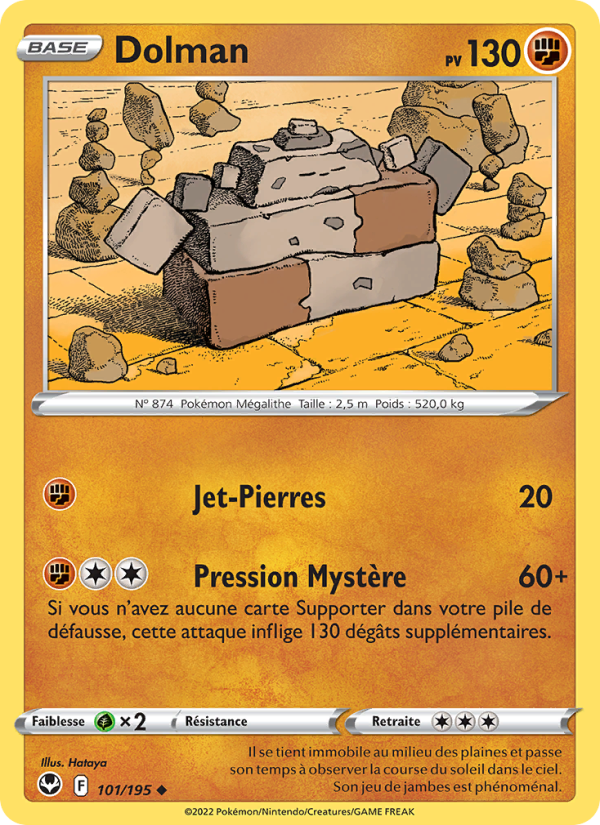Dolman 101 — Tempête Argentée (French Pokémon TCG card)