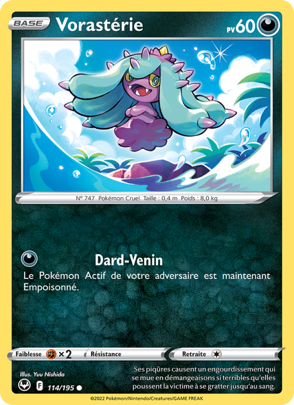 Vorastérie 114 — Tempête Argentée (French Pokémon TCG card)