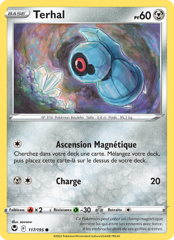 Terhal 117 — Tempête Argentée (French Pokémon TCG card)