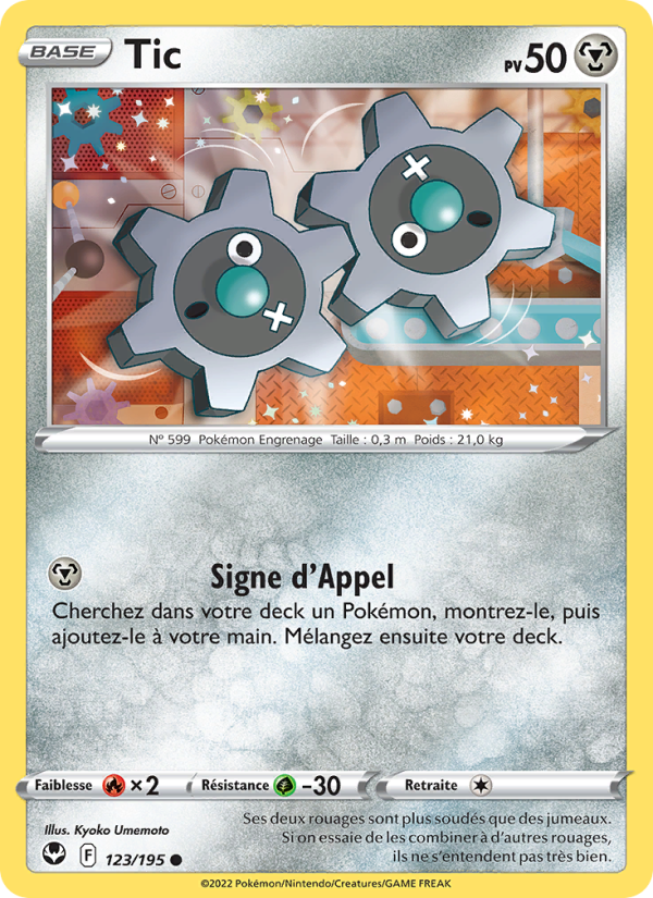 Tic 123 — Tempête Argentée (French Pokémon TCG card)