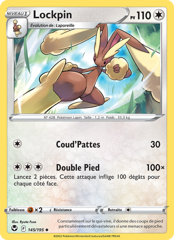 Lockpin 145 — Tempête Argentée (French Pokémon TCG card)