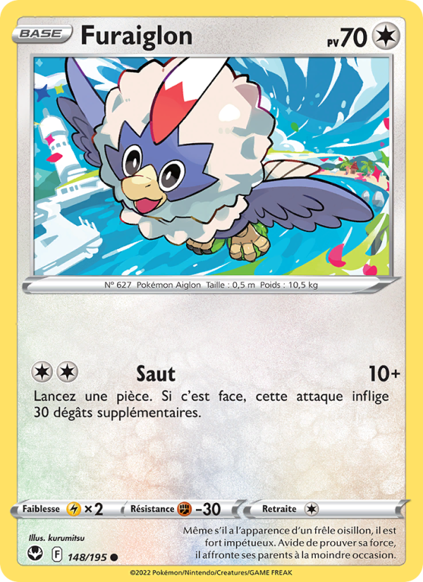 Furaiglon 148 — Tempête Argentée (French Pokémon TCG card)