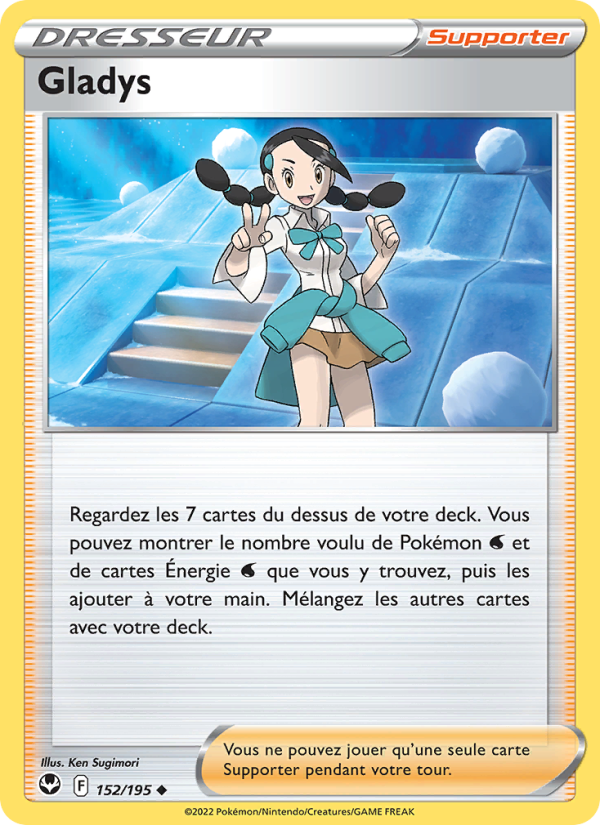 Gladys 152 — Tempête Argentée (French Pokémon TCG card)
