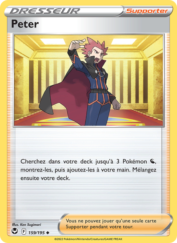 Peter 159 — Tempête Argentée (French Pokémon TCG card)