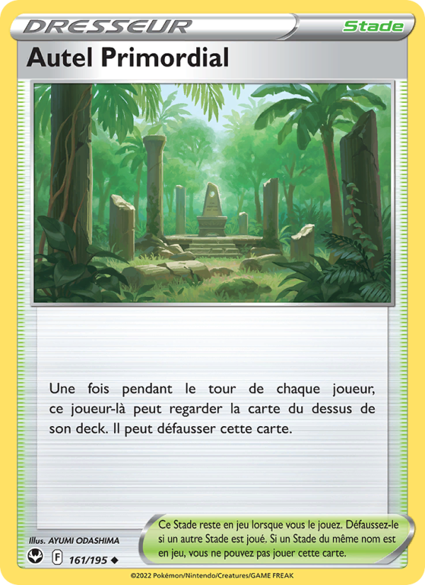 Autel Primordial 161 — Tempête Argentée (French Pokémon TCG card)