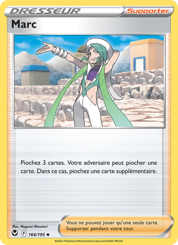 Marc 166 — Tempête Argentée (French Pokémon TCG card)