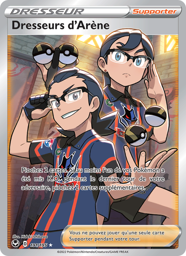Dresseurs d'Arène 191 — Tempête Argentée (French Pokémon TCG card)
