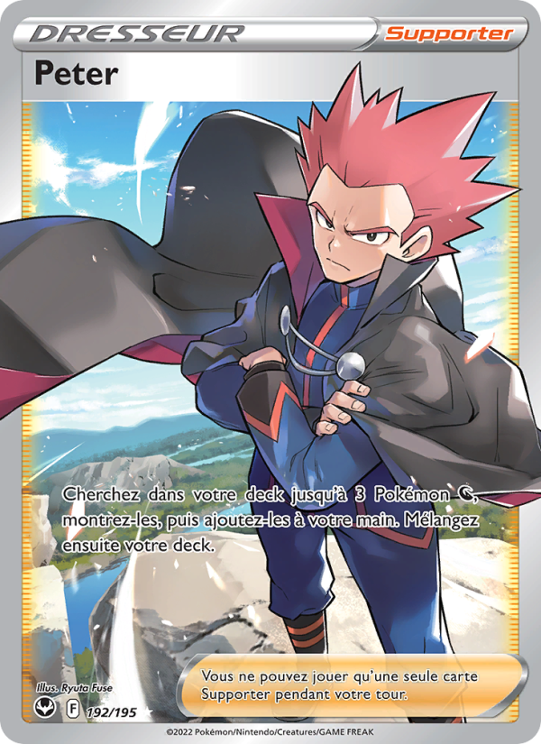 Peter 192 — Tempête Argentée (French Pokémon TCG card)