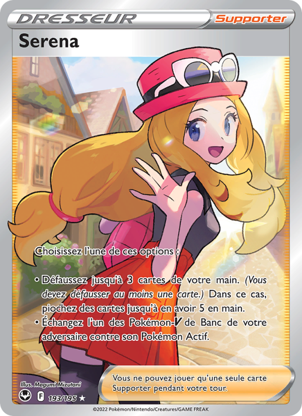 Serena 193 — Tempête Argentée (French Pokémon TCG card)
