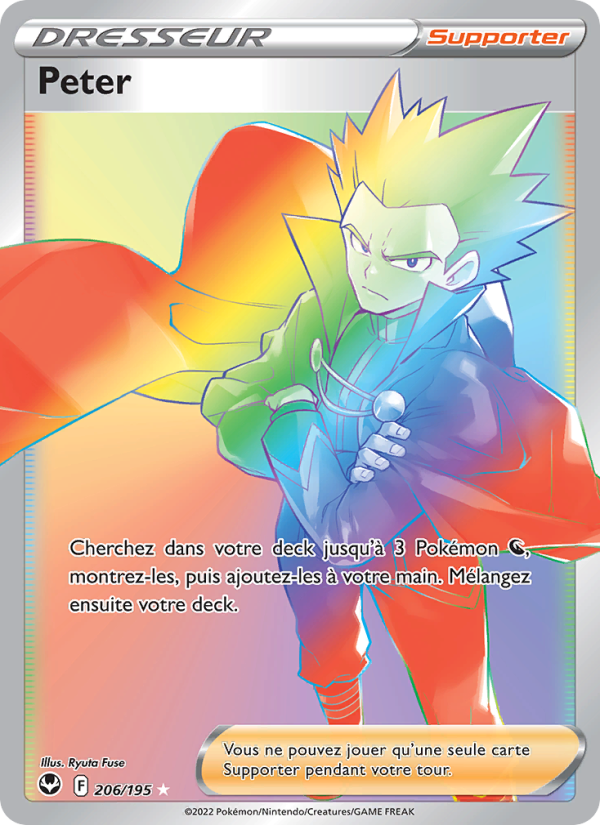 Peter 206 — Tempête Argentée (French Pokémon TCG card)