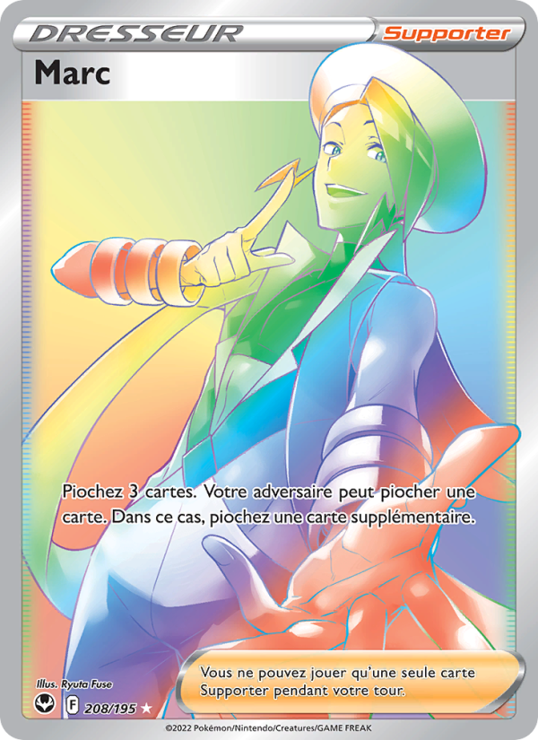 Marc 208 — Tempête Argentée (French Pokémon TCG card)