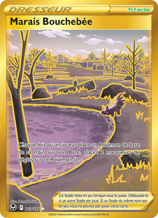 Marais Bouchebée 213 — Tempête Argentée (French Pokémon TCG card)