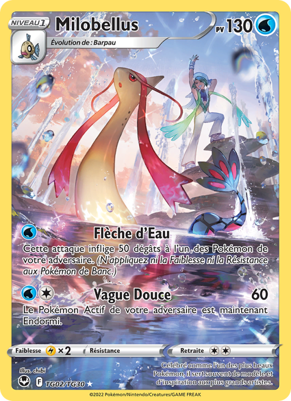 Milobellus TG02 — Tempête Argentée (French Pokémon TCG card)