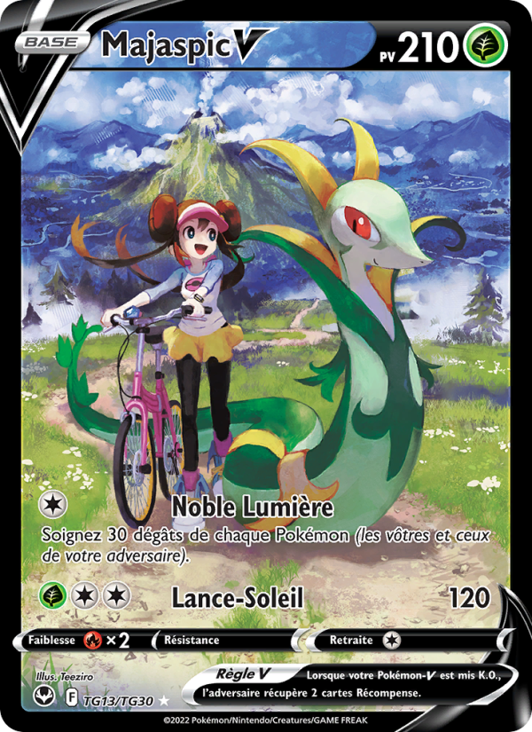 Majaspic V TG13 — Tempête Argentée (French Pokémon TCG card)
