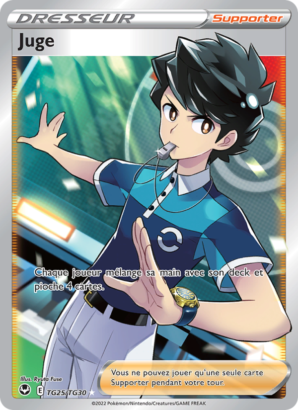 Juge TG25 — Tempête Argentée (French Pokémon TCG card)
