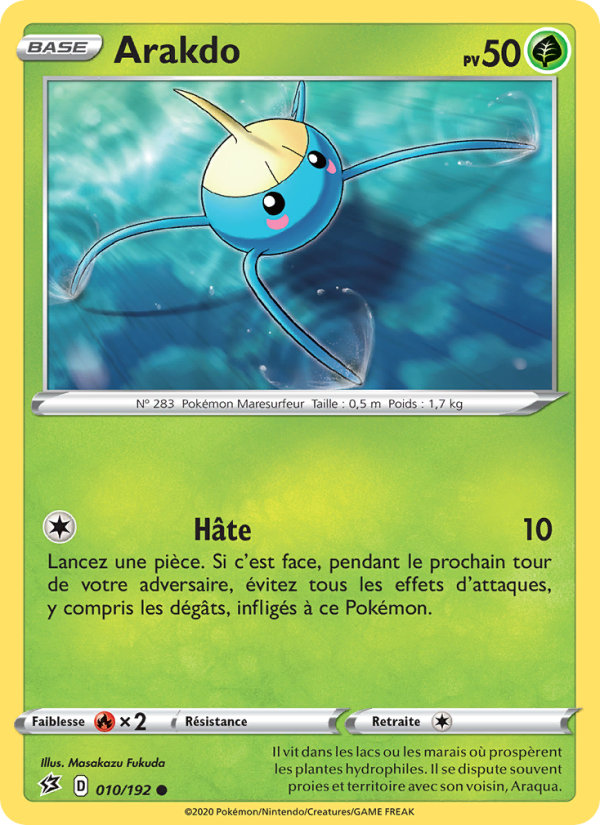 Arakdo 10 — Clash des Rebelles (French Pokémon TCG card)