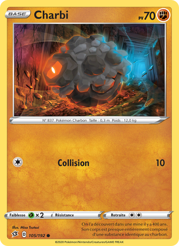 Charbi 105 — Clash des Rebelles (French Pokémon TCG card)