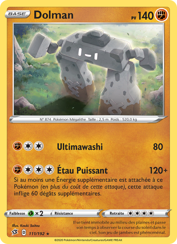Dolman 111 — Clash des Rebelles (French Pokémon TCG card)