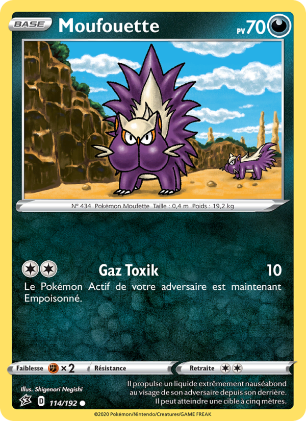 Moufouette 114 — Clash des Rebelles (French Pokémon TCG card)