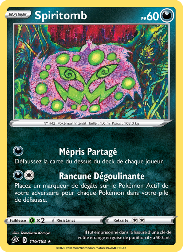 Spiritomb 116 — Clash des Rebelles (French Pokémon TCG card)