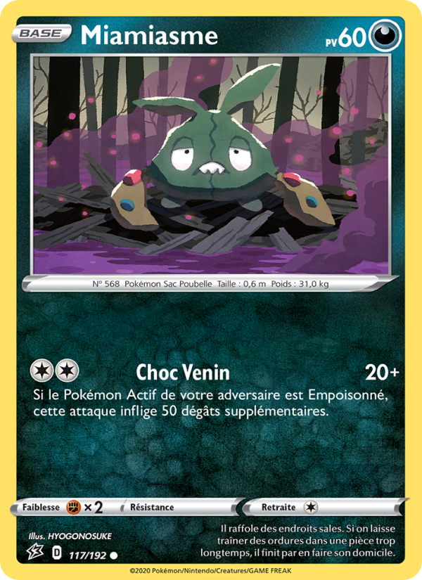 Miamiasme 117 — Clash des Rebelles (French Pokémon TCG card)