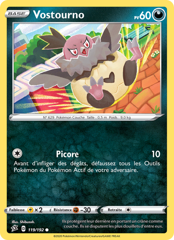 Vostourno 119 — Clash des Rebelles (French Pokémon TCG card)