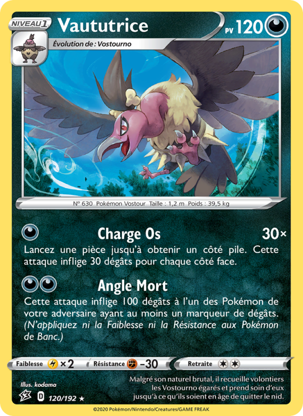 Vaututrice 120 — Clash des Rebelles (French Pokémon TCG card)