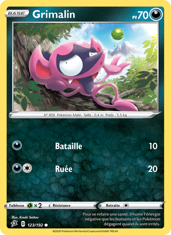 Grimalin 123 — Clash des Rebelles (French Pokémon TCG card)