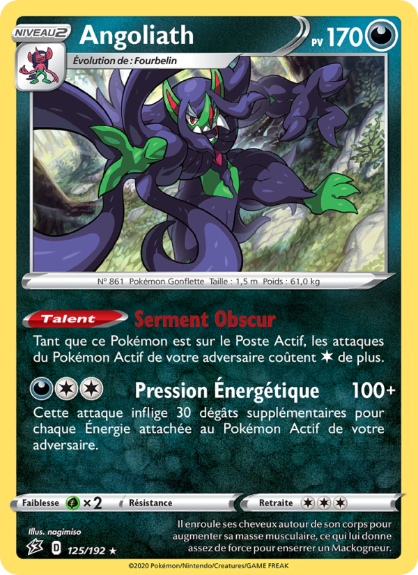 Angoliath 125 — Clash des Rebelles (French Pokémon TCG card)