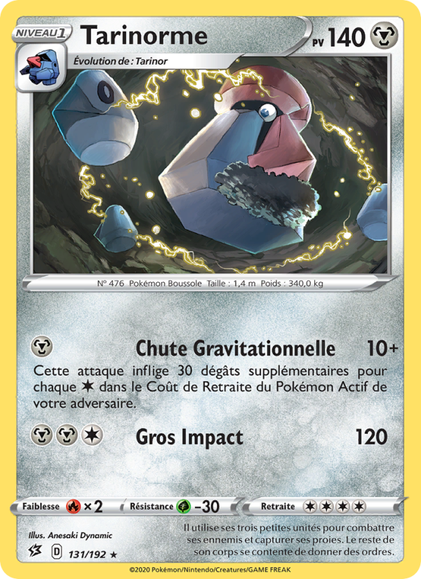 Tarinorme 131 — Clash des Rebelles (French Pokémon TCG card)