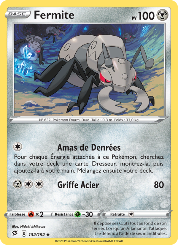 Fermite 132 — Clash des Rebelles (French Pokémon TCG card)