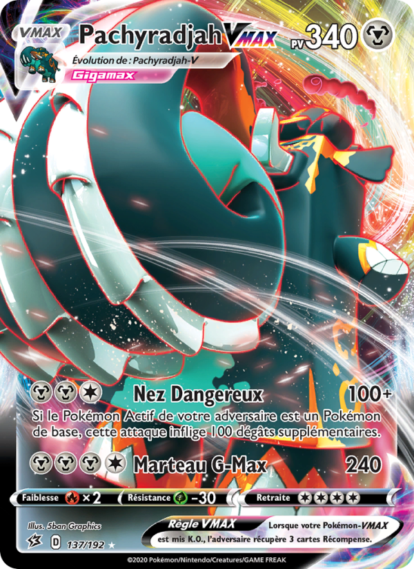 Pachyradjah VMAX 137 — Clash des Rebelles (French Pokémon TCG card)