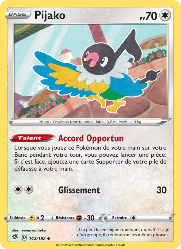 Pijako 142 — Clash des Rebelles (French Pokémon TCG card)
