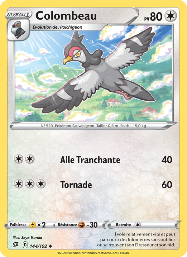 Colombeau 144 — Clash des Rebelles (French Pokémon TCG card)