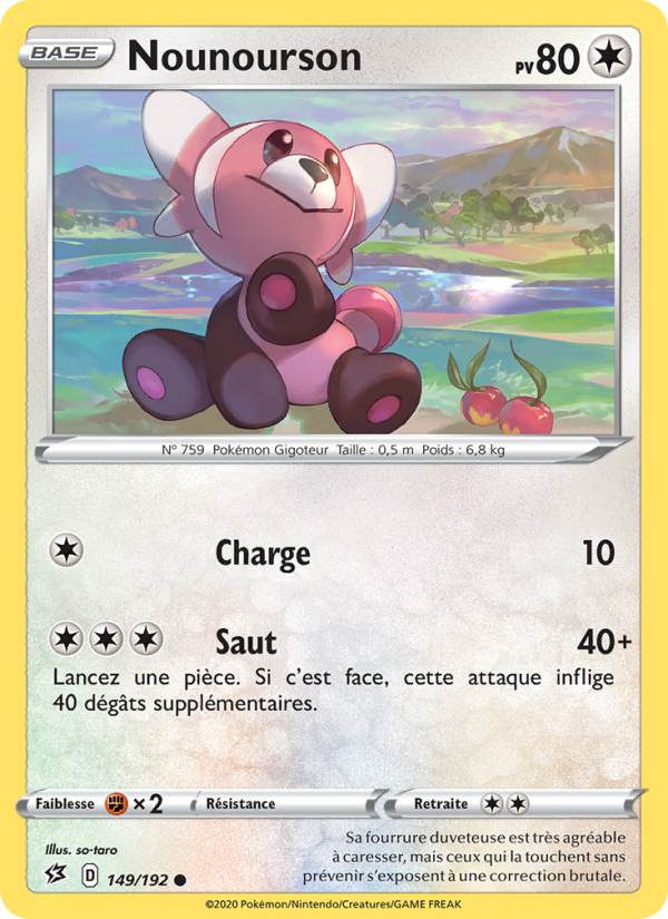 Nounourson 149 — Clash des Rebelles (French Pokémon TCG card)